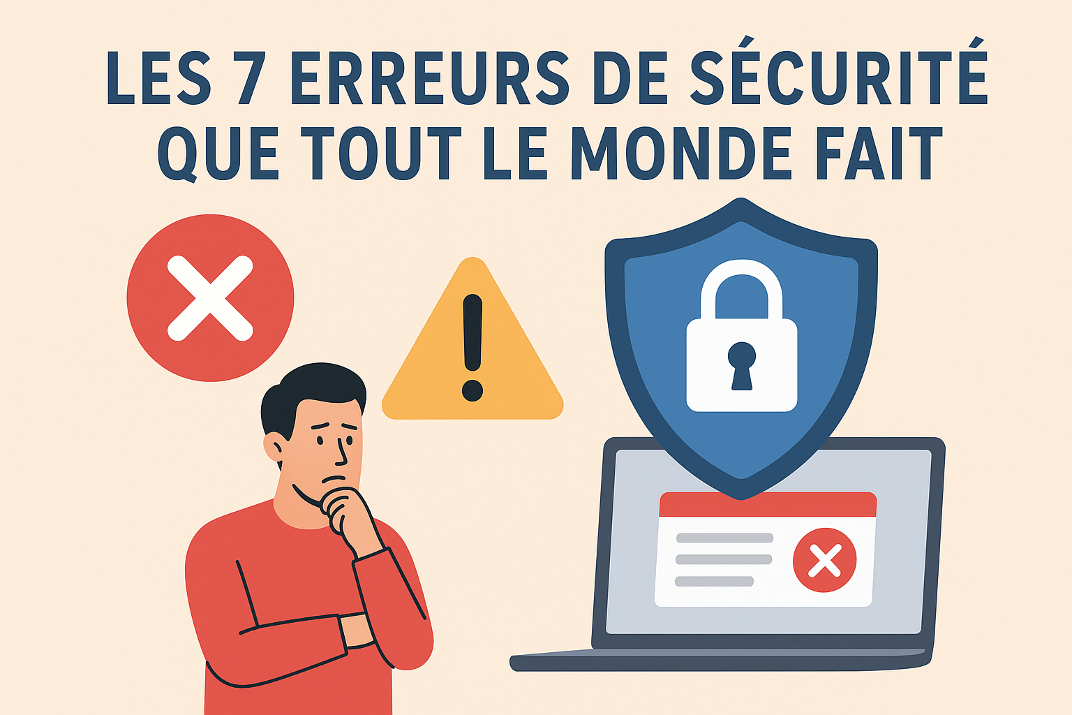 Les 7 erreurs de sécurité que tout le monde fait